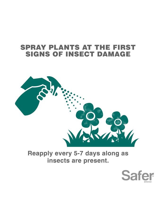 Safer 5118-6 Insect Killing Soap Concentrate - Insecticidal Soap for Plants - Kills Aphids, Whiteflies, Thrips, Spider Mites, and More - OMRI Listed for Organic Use - Image 4